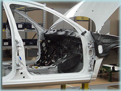 Прокладка электрической проводки внутри кузова Volga Siber